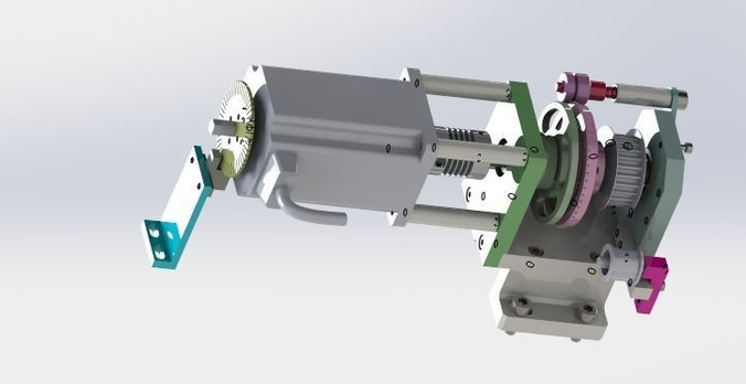 Motor conveying device