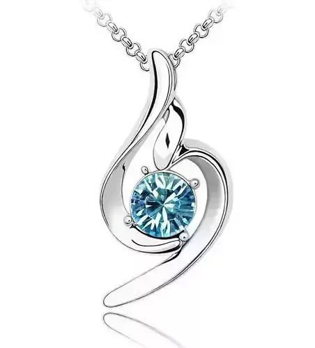 pendant with gem 3D print model