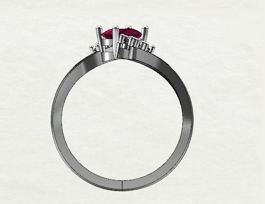 ring with blue sapphire and diamonds 3D print model_18