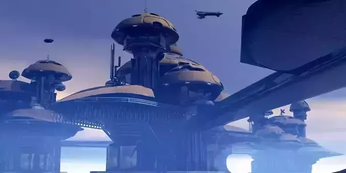 Clordea Minening Colony  3D model