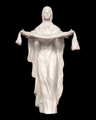 Virgin Mary Statue 3D model 3D print model