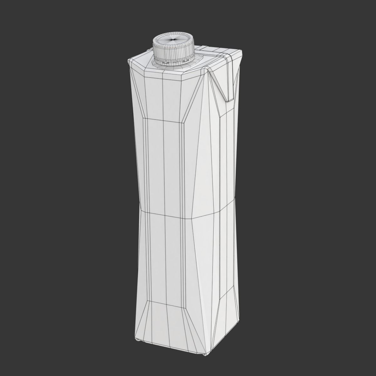 Juice Carton Box 3D model_18