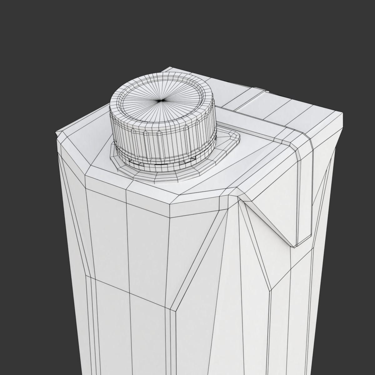Juice Carton Box 3D model_19