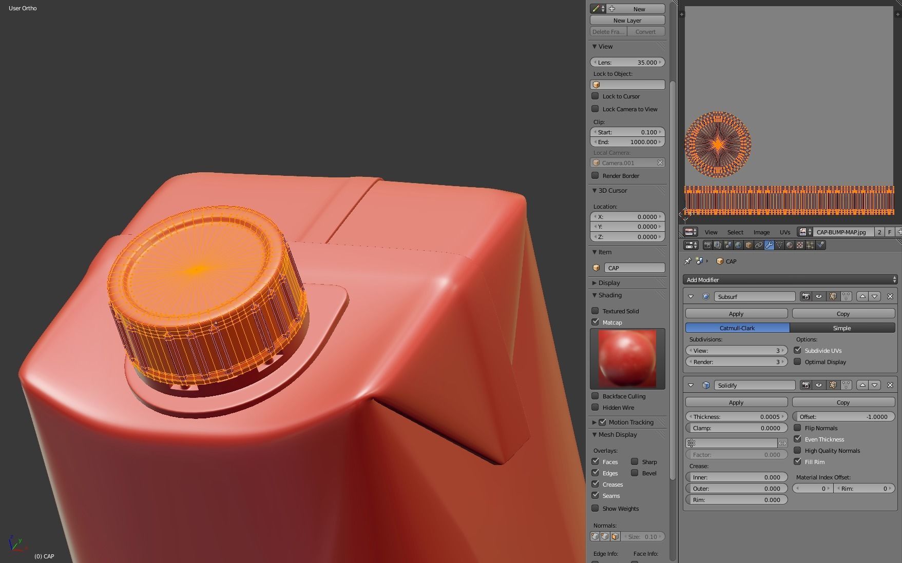 Juice Carton Box 3D model_16