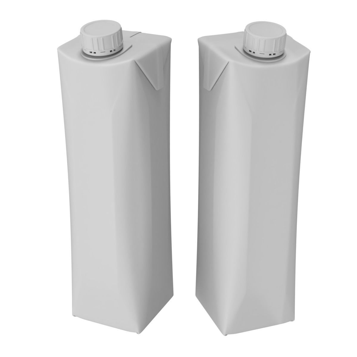 Juice Carton Box 3D model_12