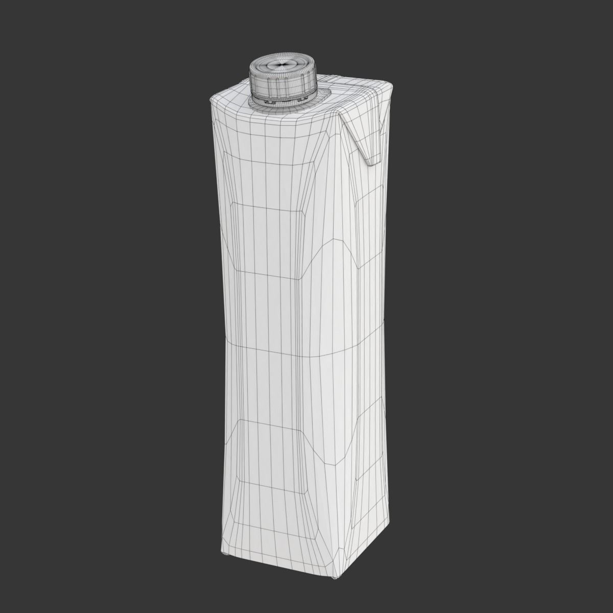 Juice Carton Box 3D model_24
