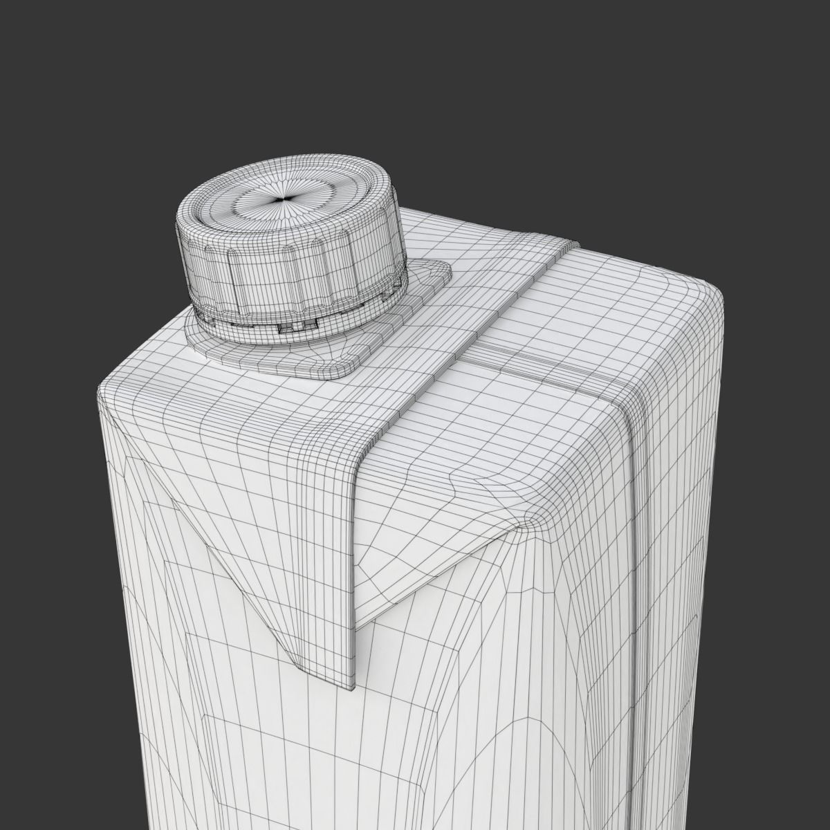 Juice Carton Box 3D model_27