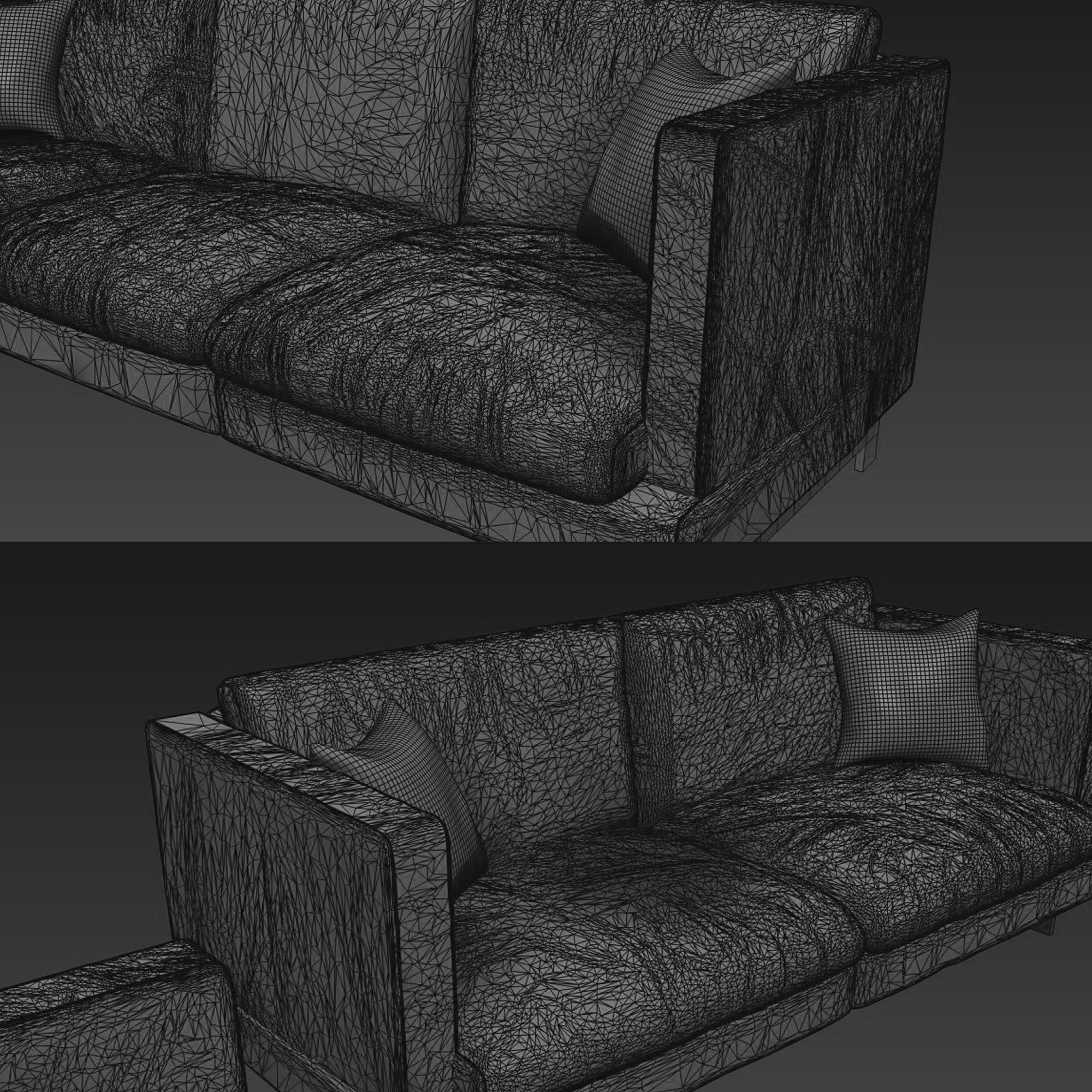 Sofa NATUZZI Jeremy 2987 3D model_6