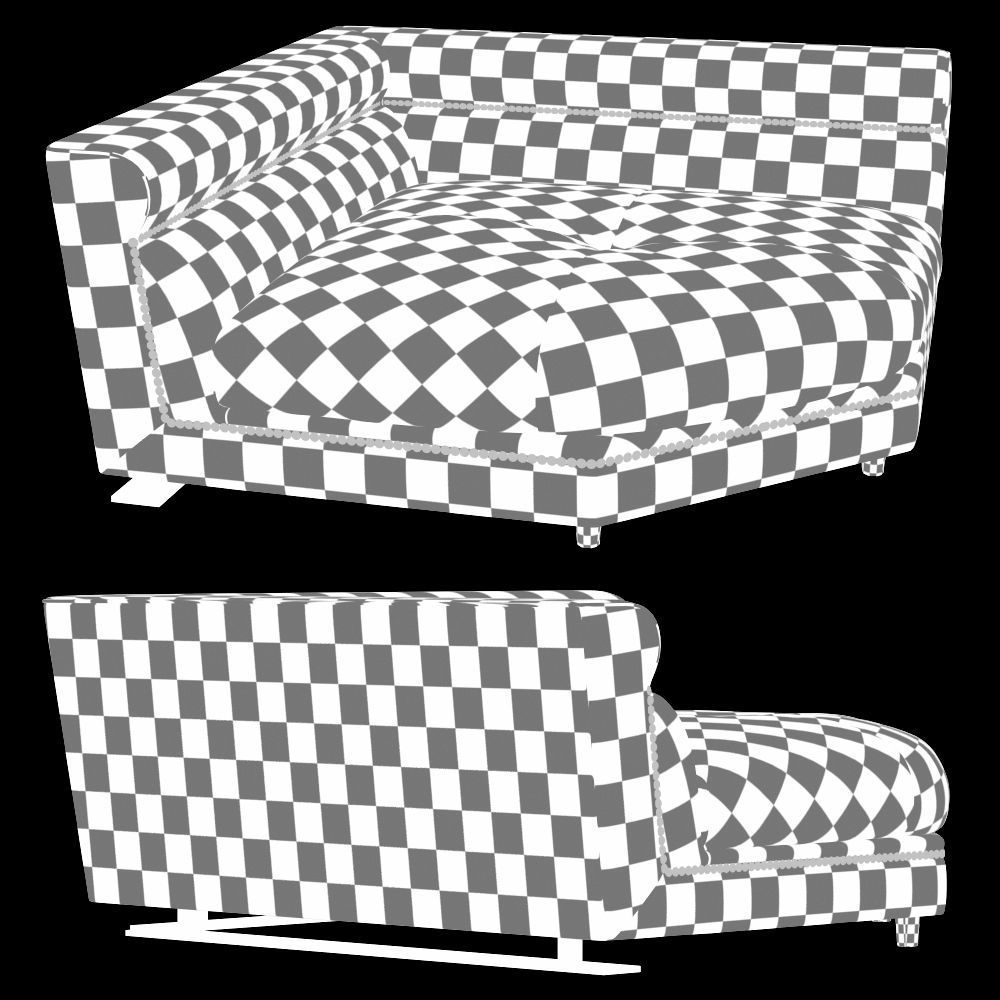 Longhi - Ansel sofa 05  3D model_2