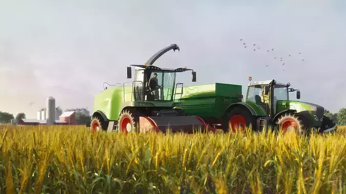 Archmodels vol 146 - highly detailed agricultural machinery