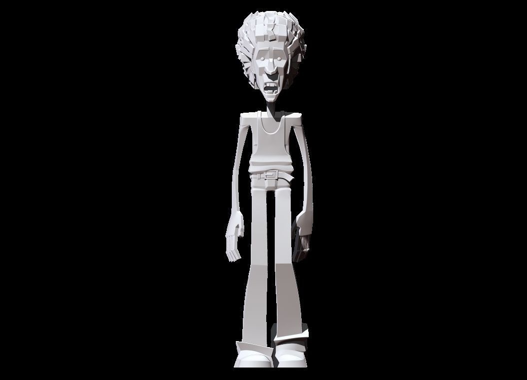 Hippy man 3D print model_1