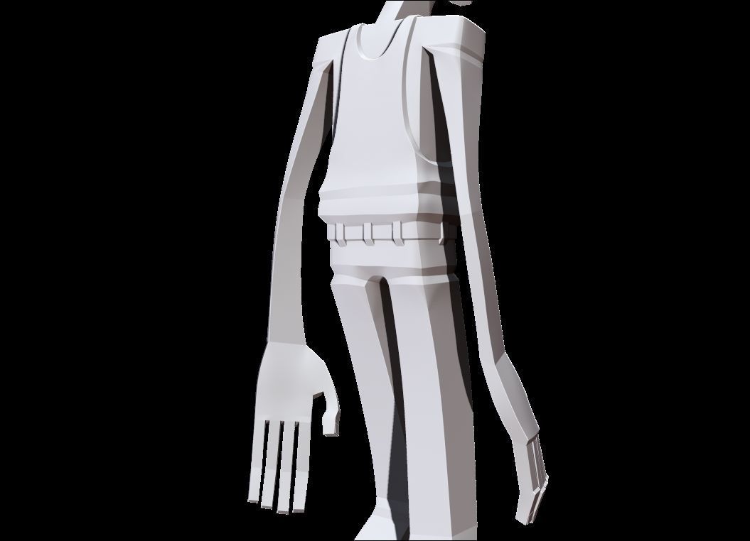 Hippy man 3D print model_8