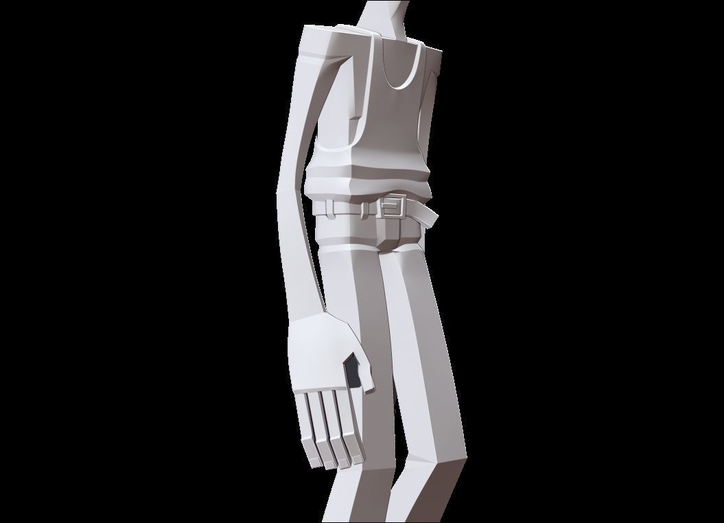 Hippy man 3D print model_7