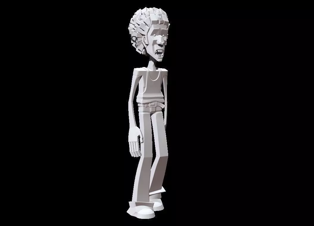 Hippy man 3D print model_0
