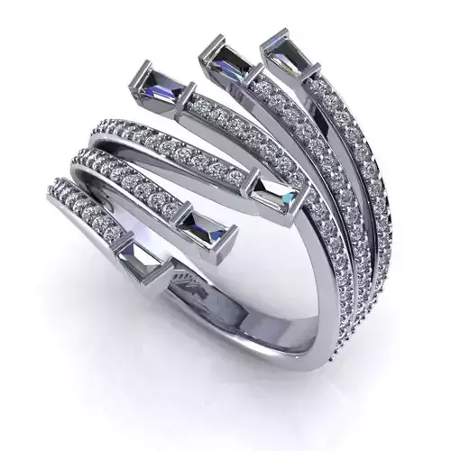 Precious Ring R32 3D print model