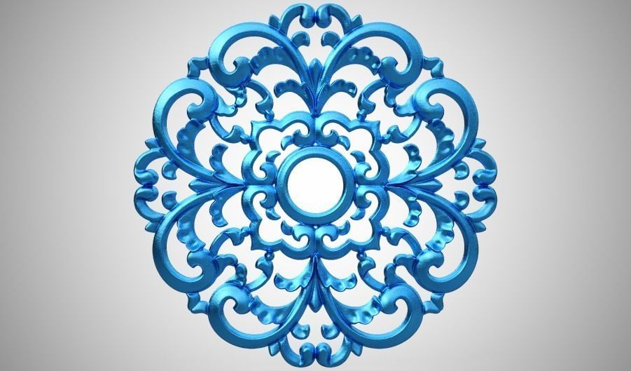 Engraving  no2 Low-poly 3D model_10