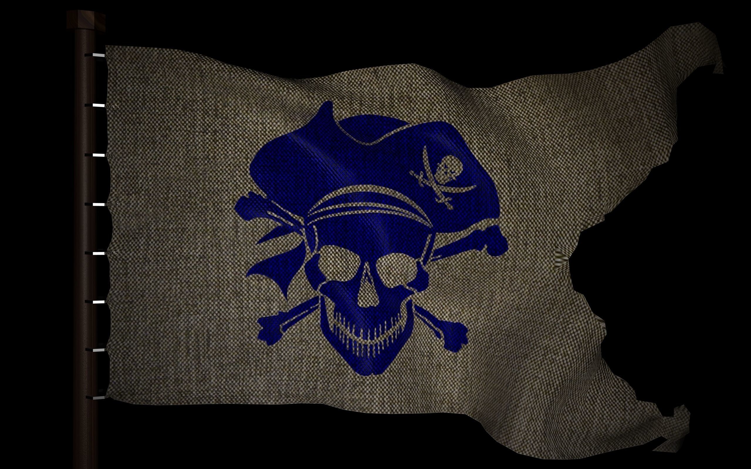 Sailing Ship Low-poly 3D model_10