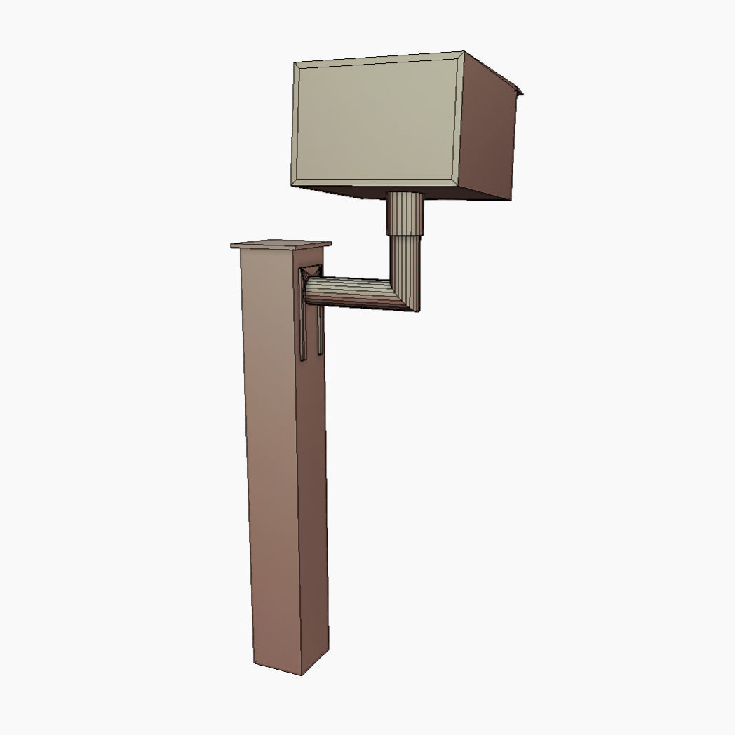Speed Camera Low-poly 3D model_5