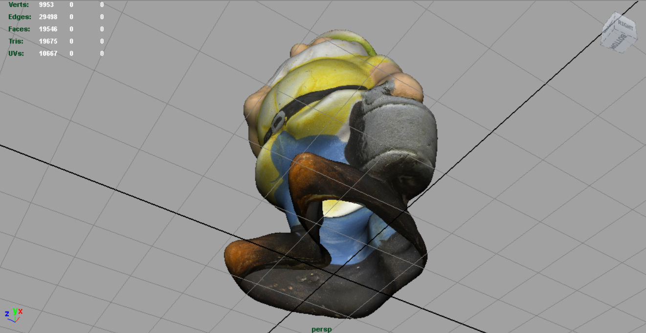 Garden Gnome 3 Low-poly 3D model_5