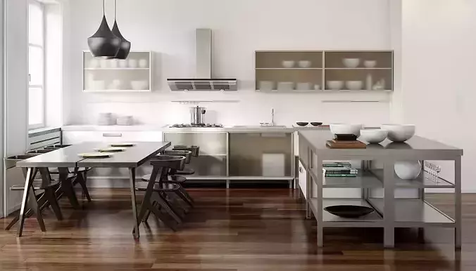 Archmodels vol 137 - high quality kitchen islands 3D model