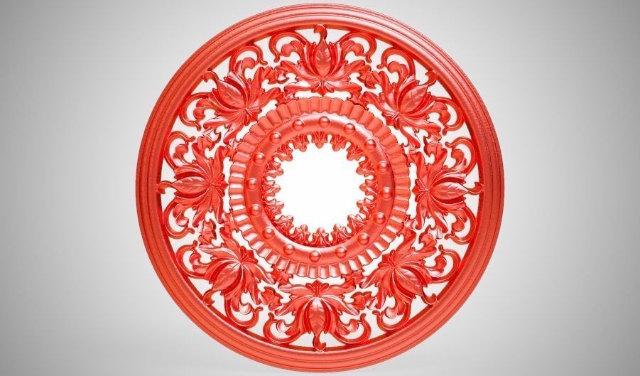 Engraving  no3 Low-poly 3D model_13