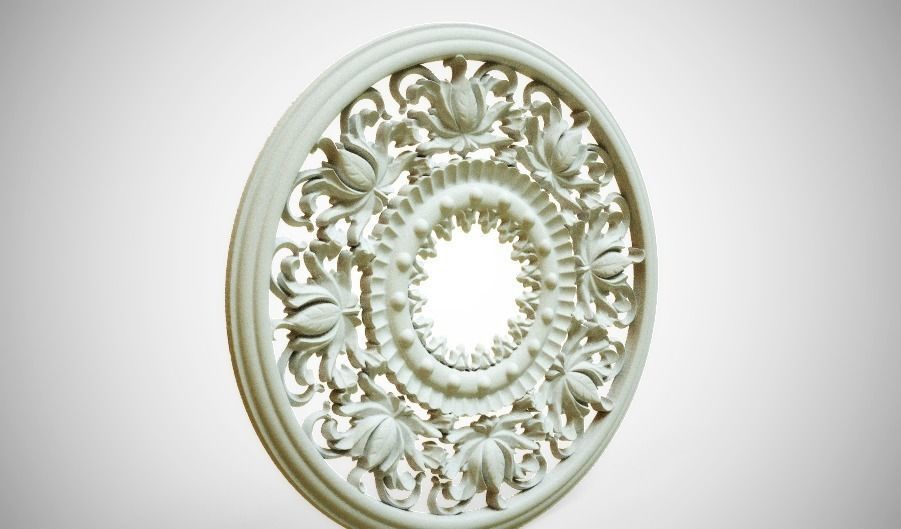 Engraving  no3 Low-poly 3D model_2