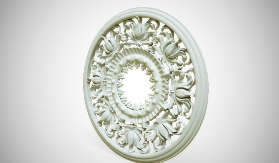 Engraving  no3 Low-poly 3D model_1