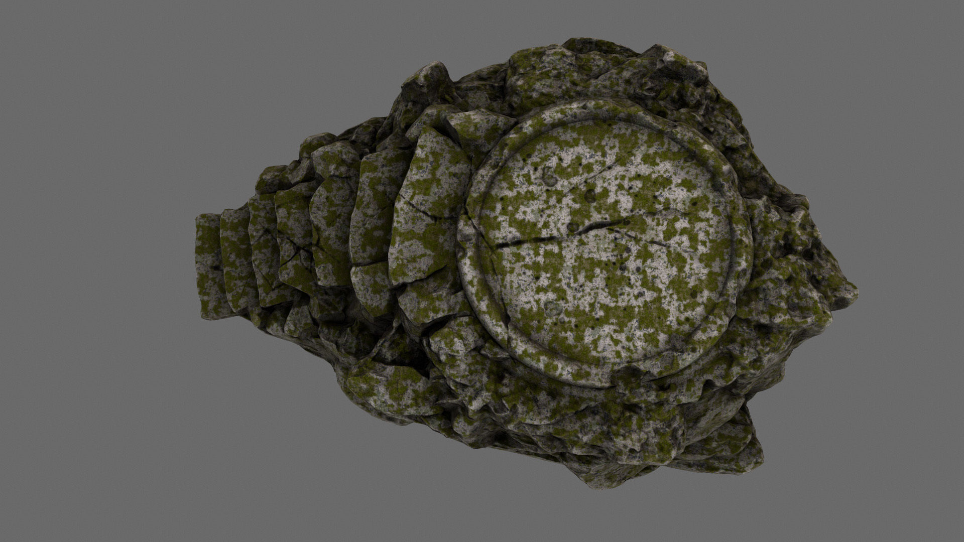 stairway 02 Low-poly 3D model_6