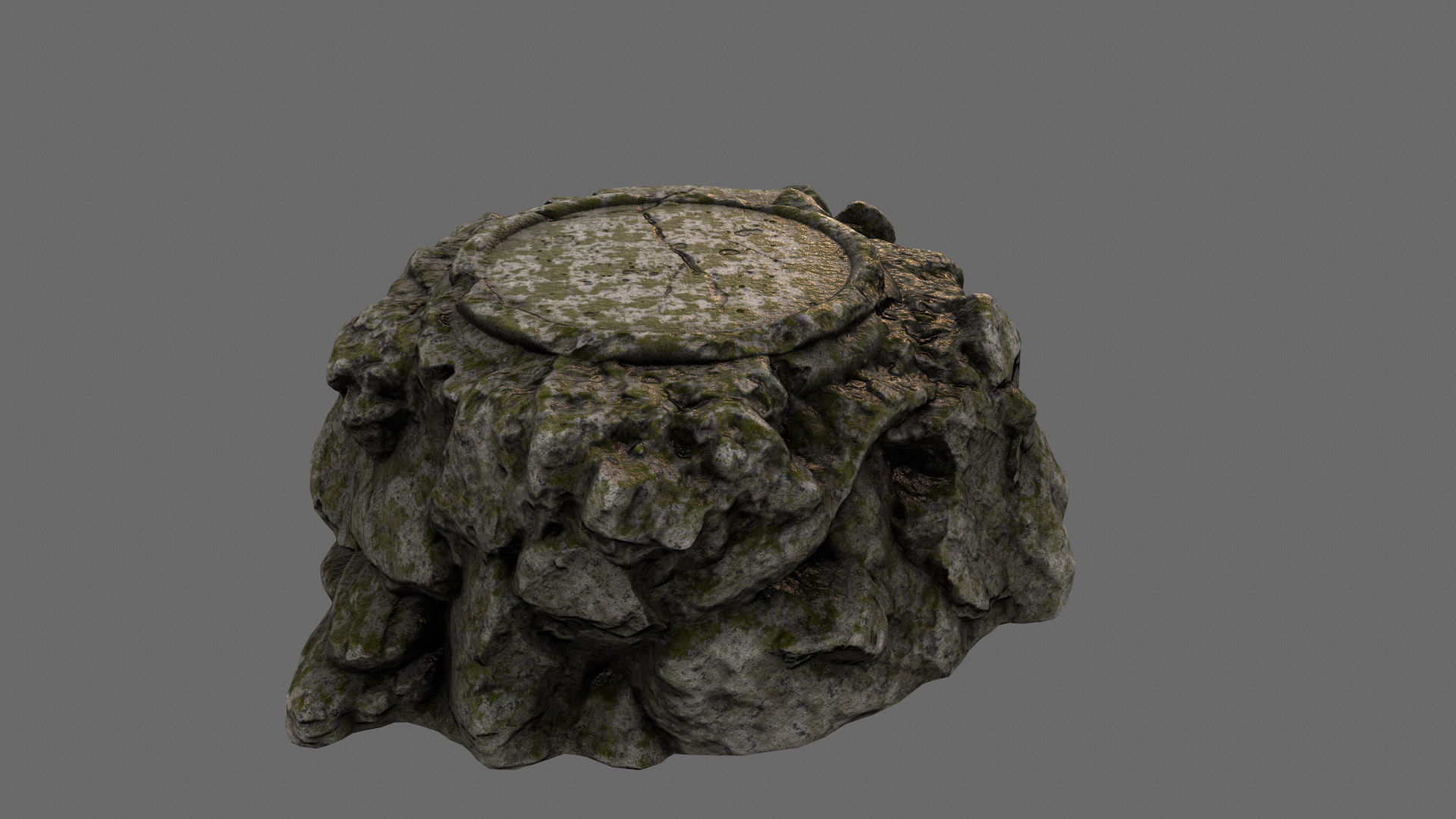 stairway 02 Low-poly 3D model_8