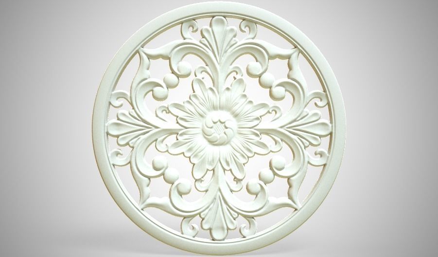 Engraving  no5 Low-poly 3D model_0