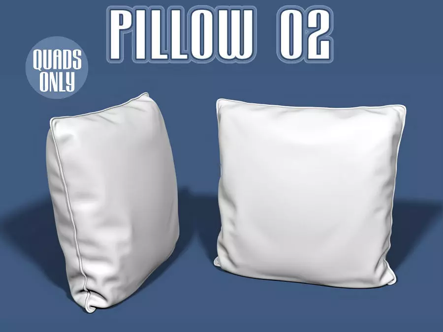Pillow 02 3D model_0