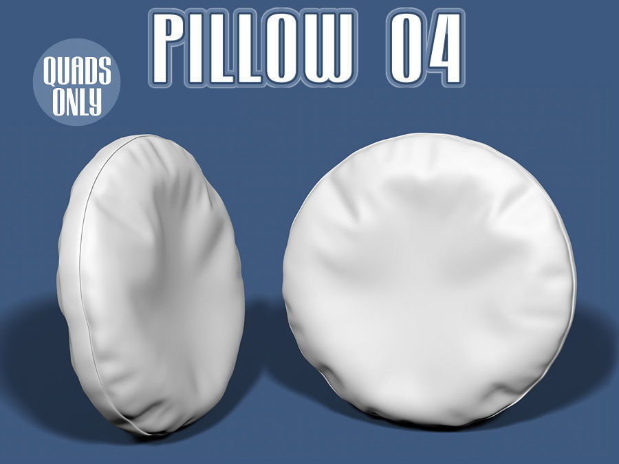 Pillow 04 3D model_0