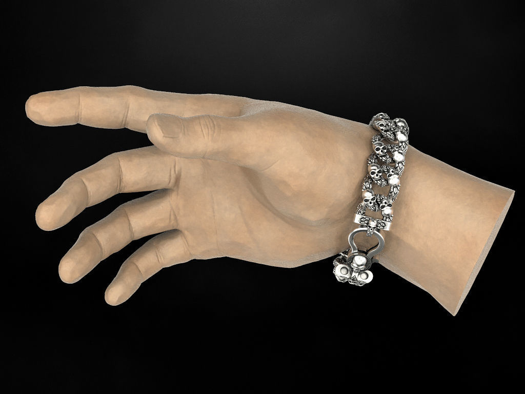 Bracelet for a real biker 3D print model_20