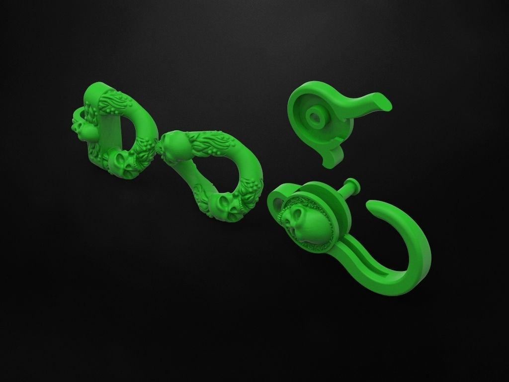 Bracelet for a real biker 3D print model_15