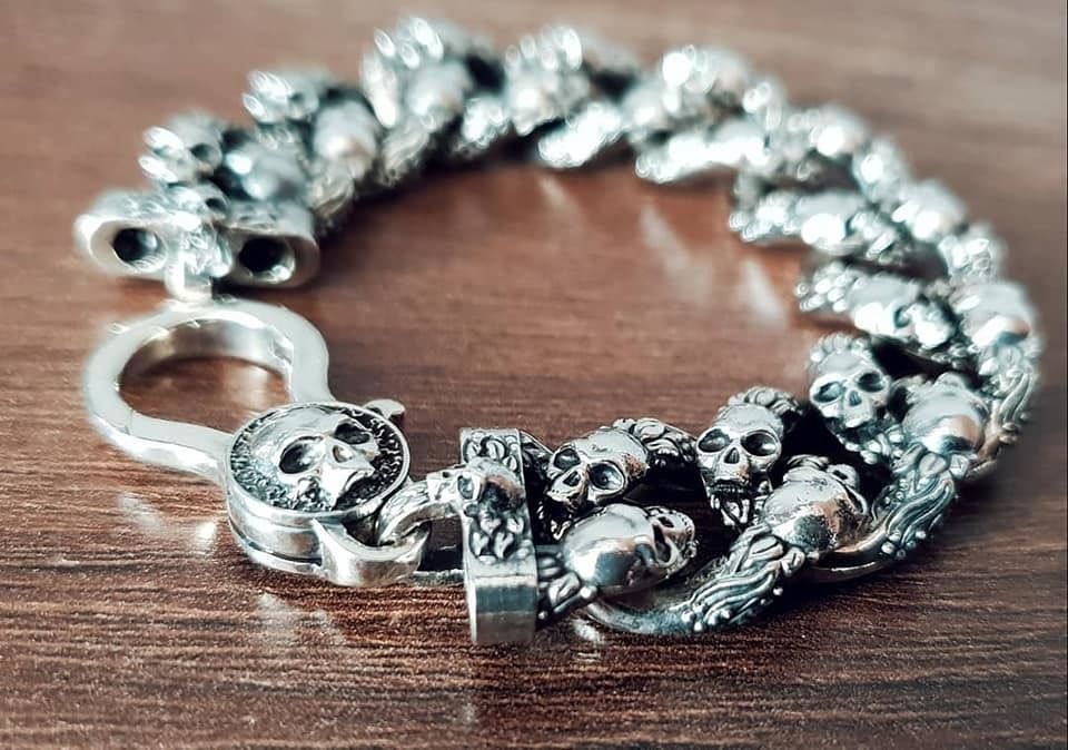 Bracelet for a real biker 3D print model_21