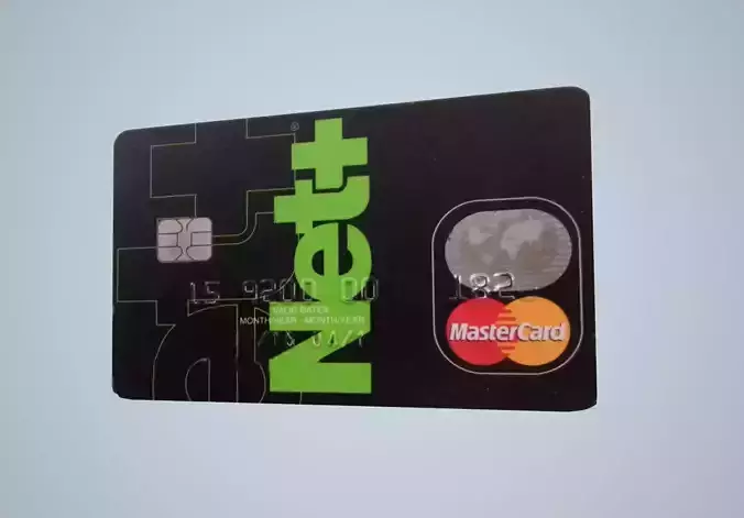 Netller Card - Master Card 3D model