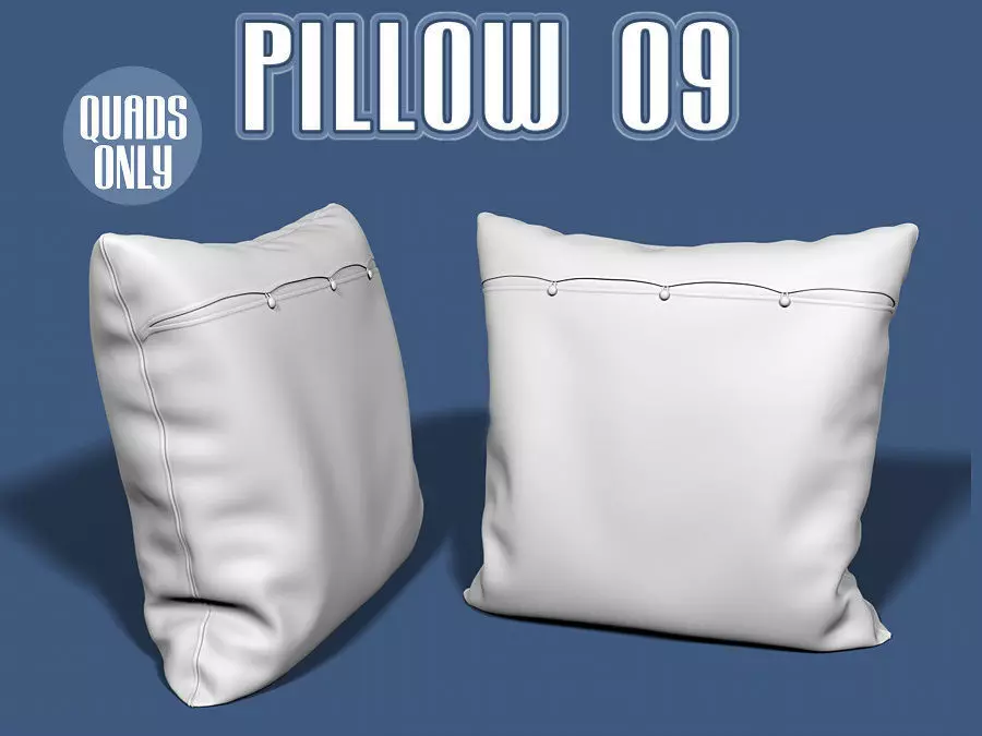 Pillow 09 3D model_0
