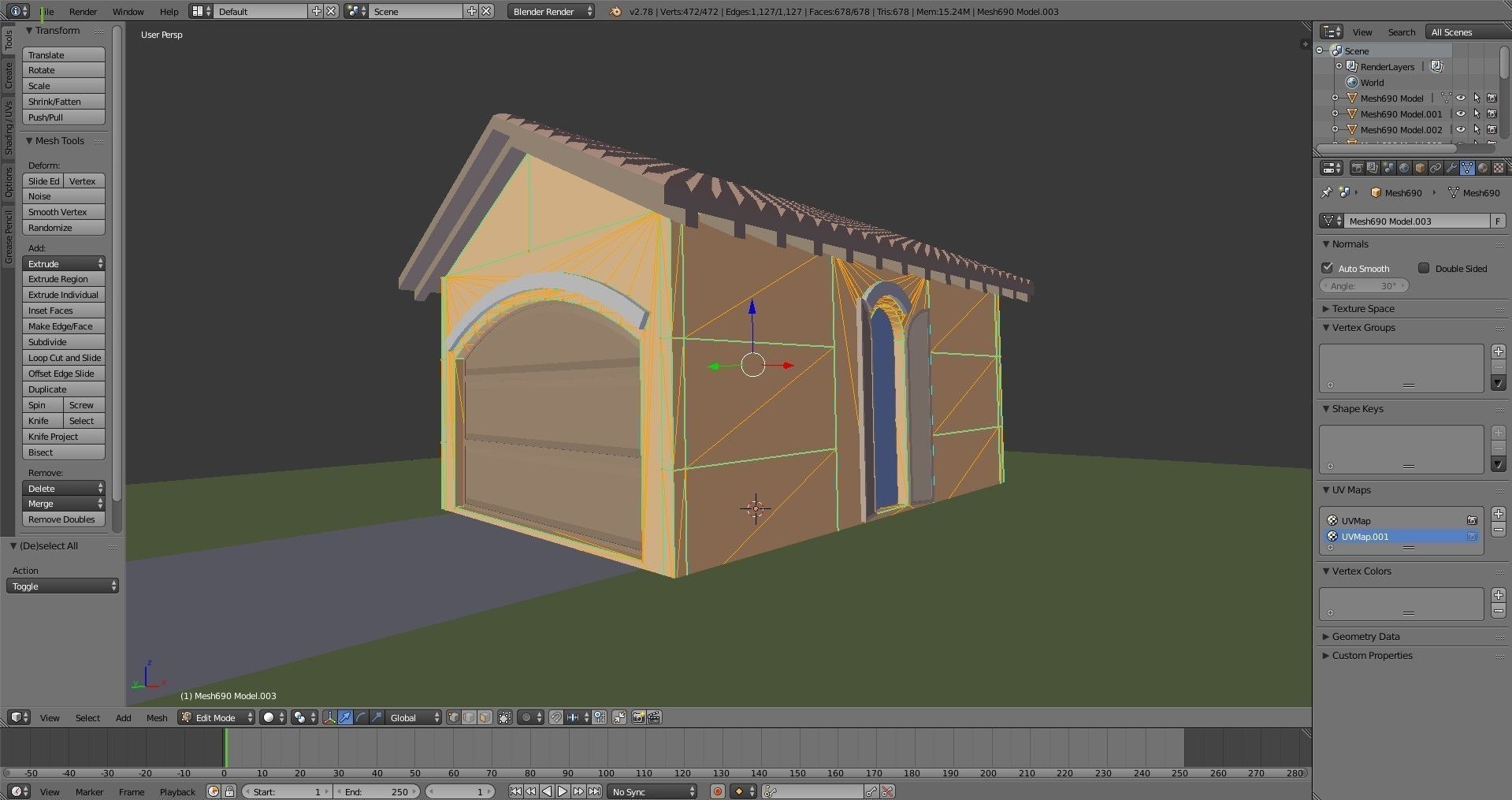 SHC Spanish Modern Garage 1 Free low-poly 3D model_4