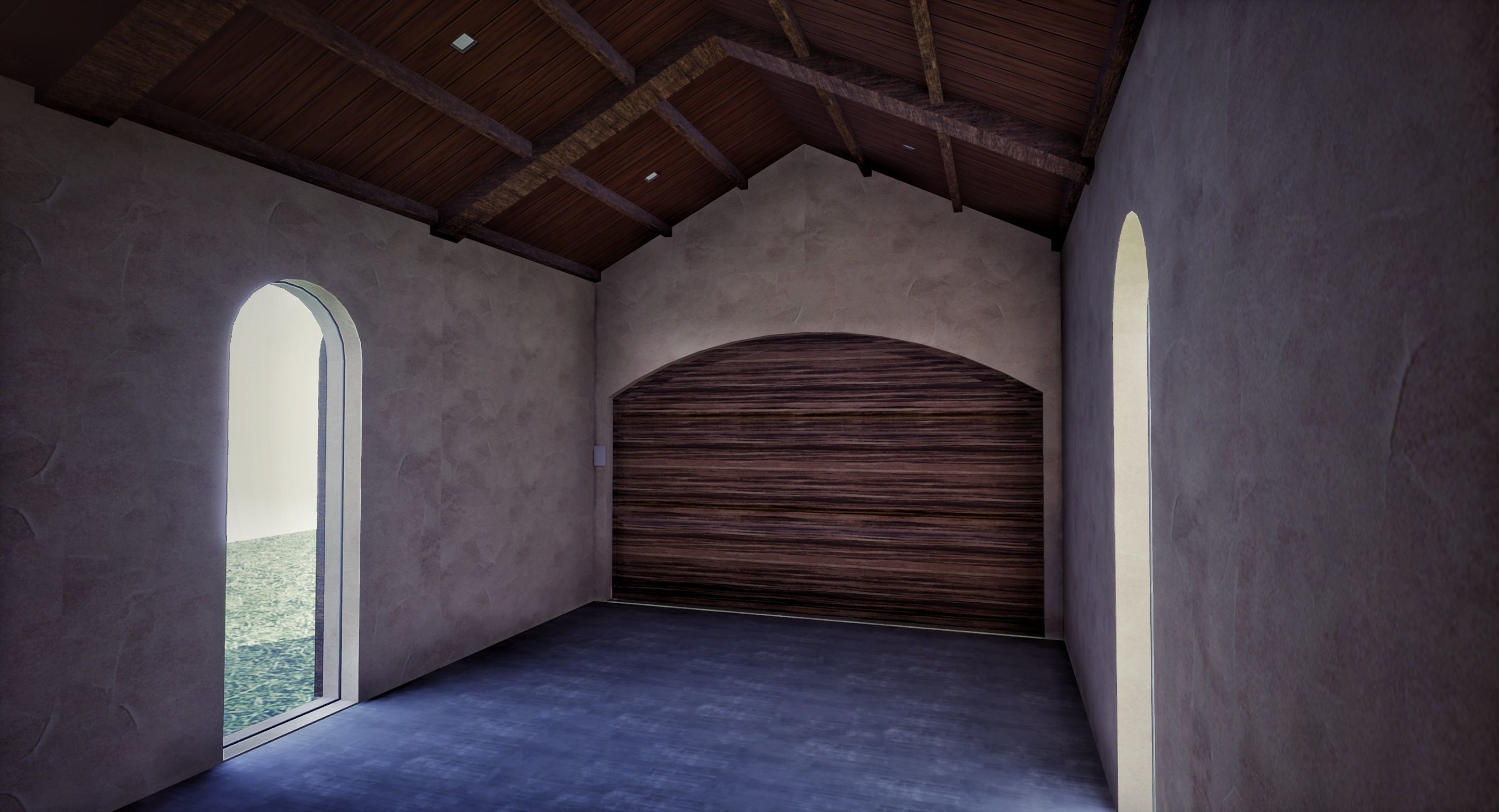 SHC Spanish Modern Garage 1 Free low-poly 3D model_2