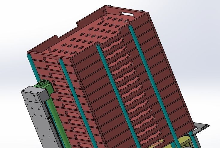 Tray - load and  unload equipment 3D model_5