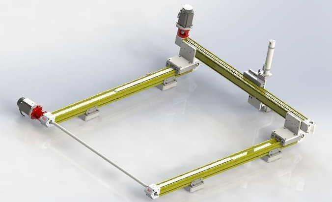Synchronous servo motor 3D model