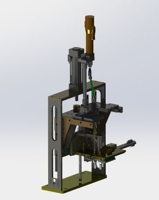 Lock screw mechanism-long