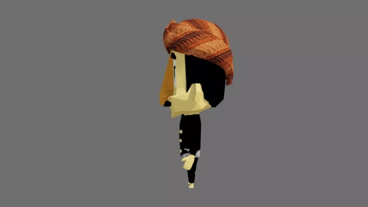 Peang Gaya Low-poly 3D model_0