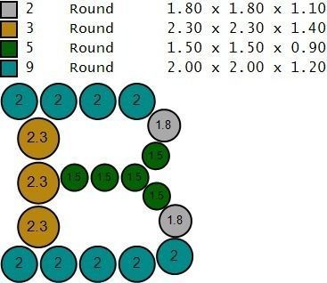 Letter B is made of diamonds 3D print model_3