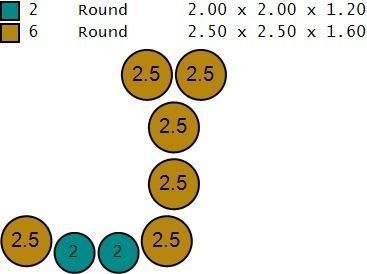 Letter J with diamonds 3D print model_3