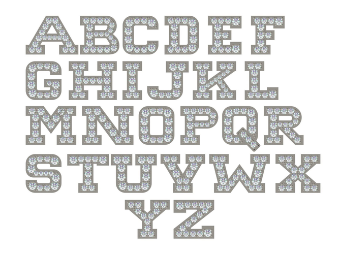 Letters A-Z letter b 3D print model