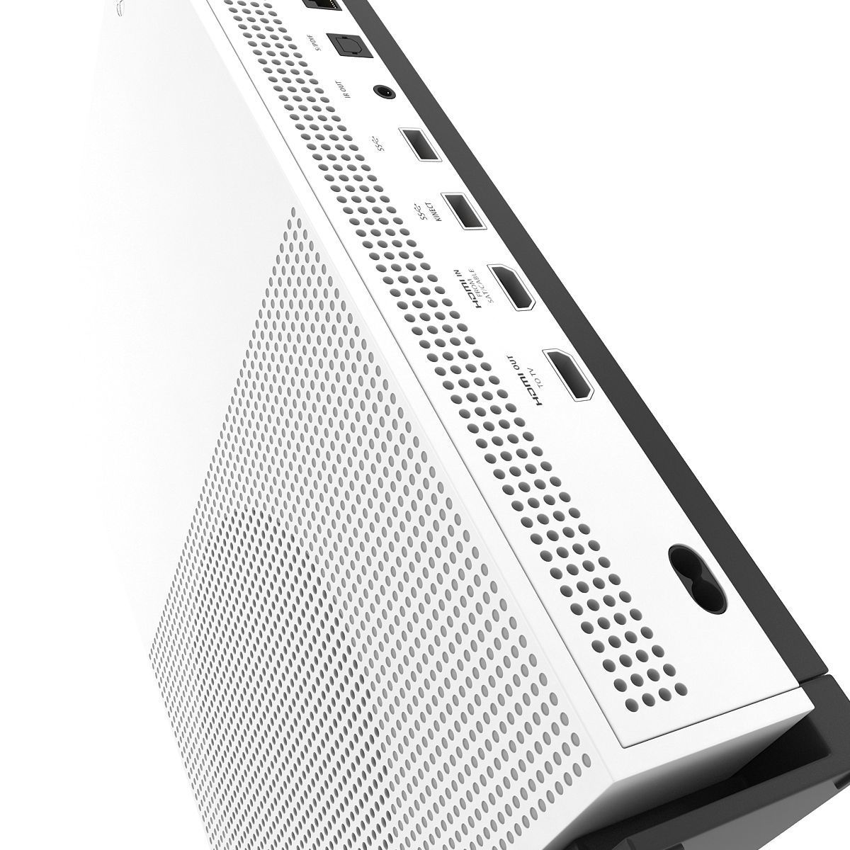 Xbox One S Console 3D model_9