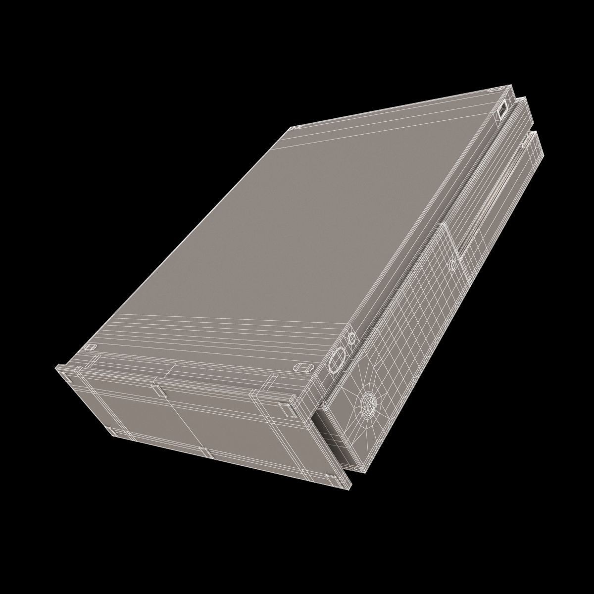 Xbox One S Console 3D model_12