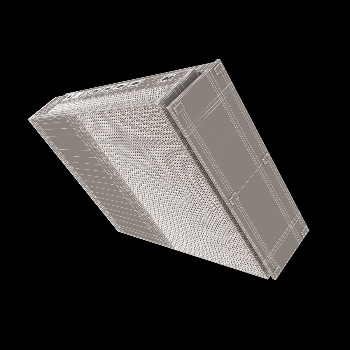 Xbox One S Console 3D model_14