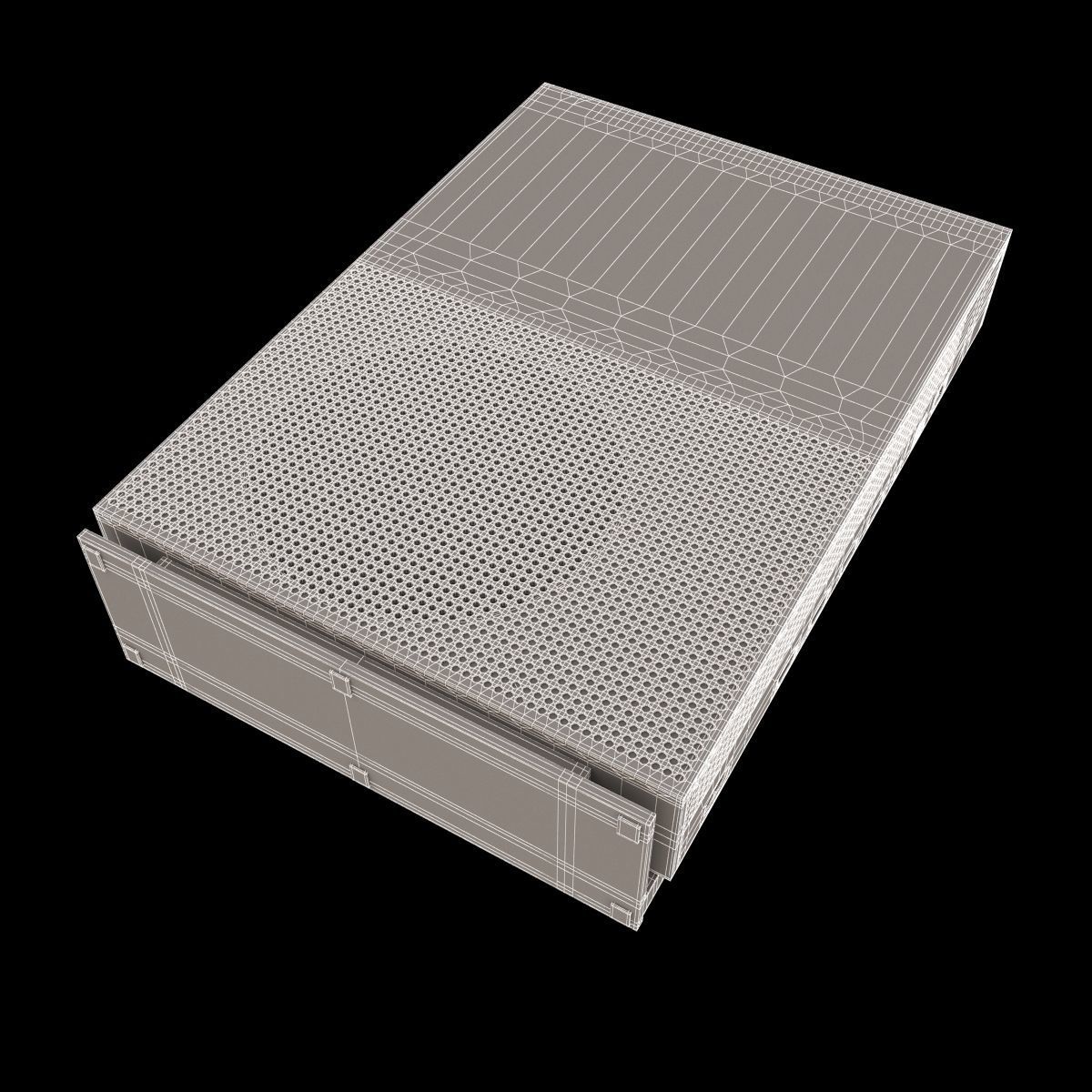 Xbox One S Console 3D model_16